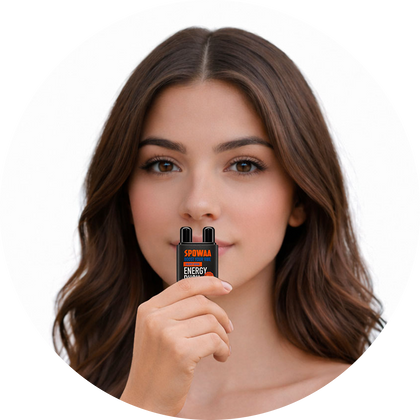 Acerca el inhalador a tu nariz